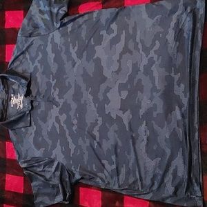 3/$25 Matrix DriWear Blue Camo Shirt